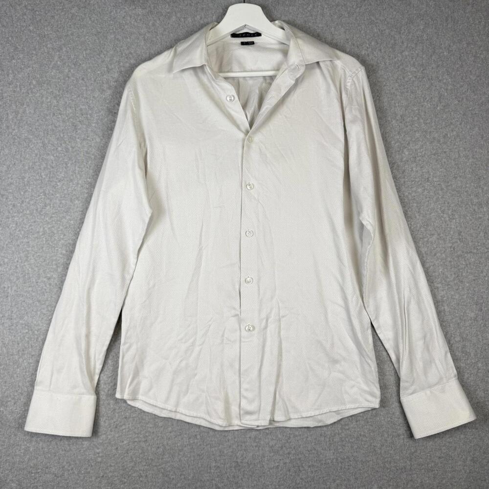 Theory men's Size Small White Long Sleeve Button Down Shirt Top